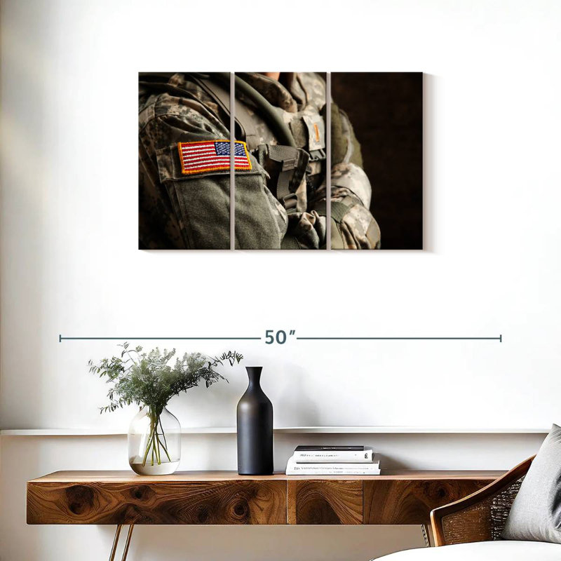 Uniforme militaire Mait, H 20 po x l 33 po