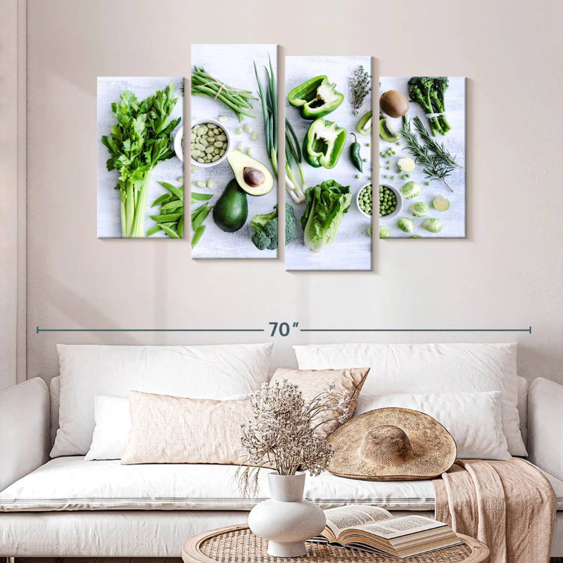 Yarlin Healthy Greens, 32" H x 52" W