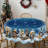 1pc Christmas Themed Print Tablecloth, Round/Rectangular Table Cloth, Mantel Para Mesa De Comedor, Xmas Decor, Holiday Party Indoor Dining Decor, Round Rectangle Christmas Table Cover, Festive Home Kitchen Accessory Gifts, Several Sizes Available-1481993511