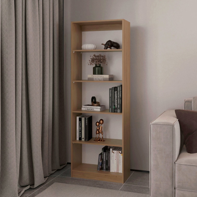 Bookcase Xs, 4 Shelves, Macadamia/White Manufactured Wood