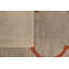 Tapis beige et orange touffeté à la main à motif de treillis Javontai