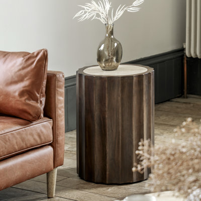 Charneka Drum End Table