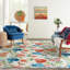Tapis rouge / bleu Thundelarra-898646783