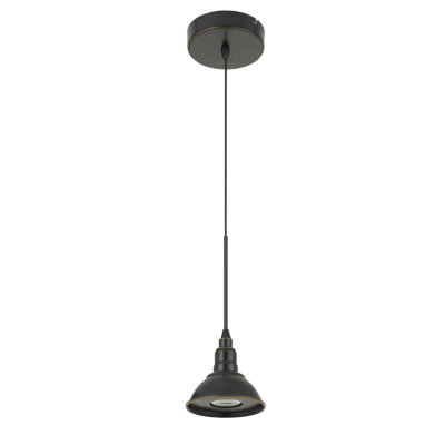 Suspension Kampia 10 W à DEL intégrée et à intensité variable, en métal, 800 lumens, IRC 80