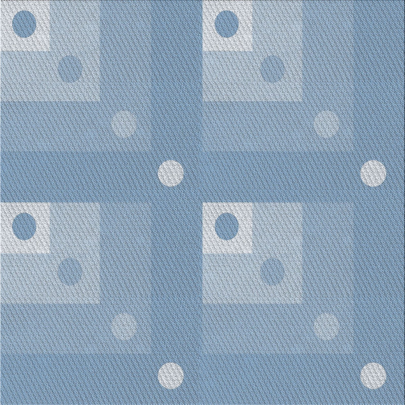 Perrinton Geometric Indoor Rug, Square 6'