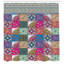 Ensemble de rideau de douche Boho + crochets-44198743