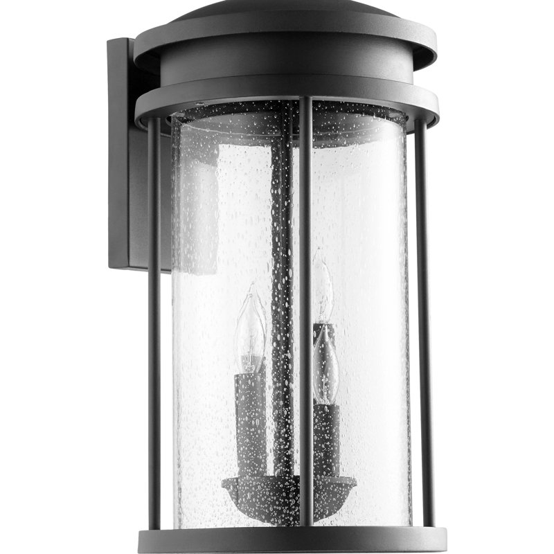 Lanterne murale d'extérieur à 4 ampoules Southold, Noir