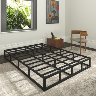 Sommier tapissier 9 pouces avec couvre-matelas en métal, assemblage facile