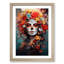 Sugar Skull Contemporary - Single Picture Frame Print on Wood-1559417626-1559417629