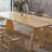 Japanese style solid wood dining table set-105996236