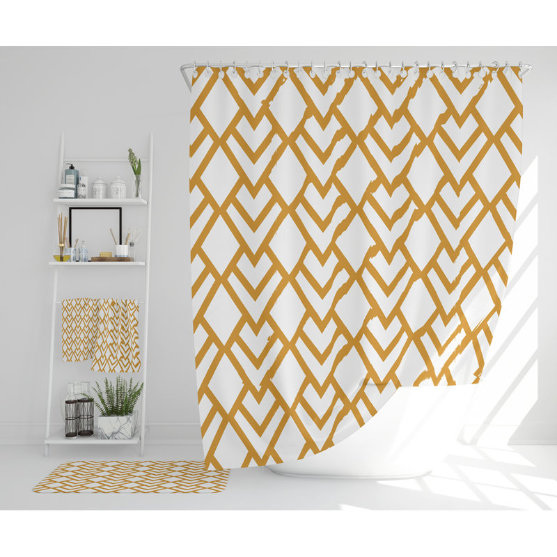 Nashalee Polyester Shower Curtain Set