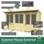 20ft x 4ft Pent Summer House