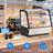 5.2 Cu.ft Countertop Commercial Display Refrigerator, Fast Cooling Glass Door Merchandiser with Anti-Fog Glass and LED Lighting-127283060