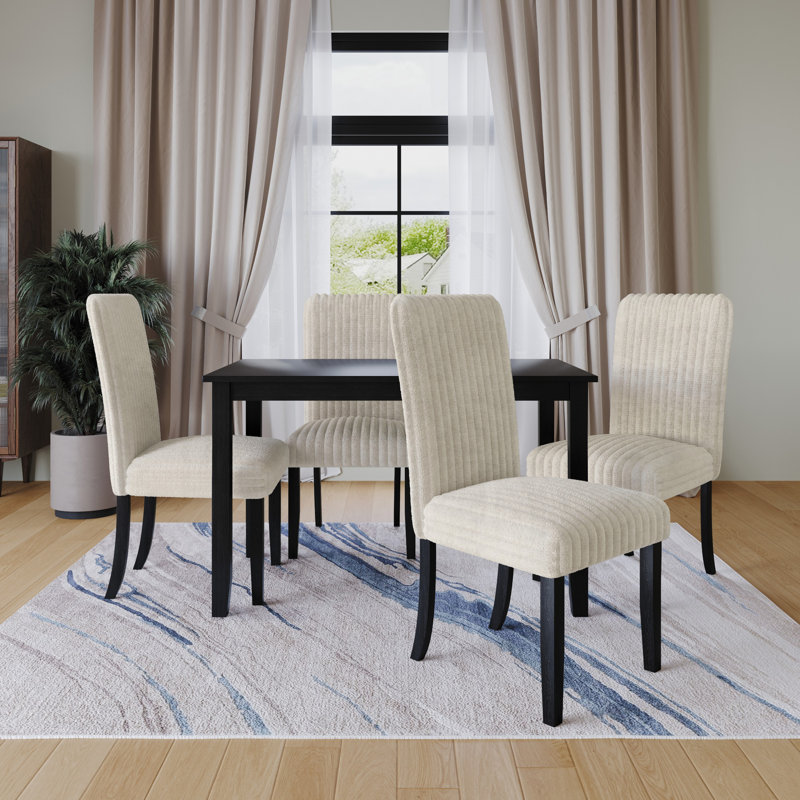 Ensemble repas pour 4 personnes Yacat, Beige clair