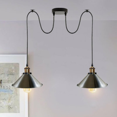 Lofton 2 - Light Gold Cluster Pendant