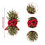 Couronne de Noël pour porte d'entrée