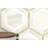 Ackland Artemis Hexagon 10 in. x 12 in. Stone Metal Blend Mosaic Wall Tile-54243604