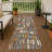 Machine Washable Indoor/Outdoor Kesler ACN2377 Stripes Rug-204313489