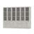 Lizann 71'' H X 94.5'' W 4-Drawer Bookcase With Frosted Glass Doors