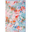 Tapis rose / vert / orange à motif floral Nichalos-2141281395