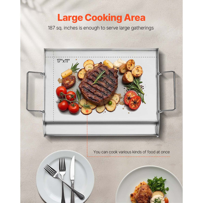 Batterie de cuisine pour barbecue 17 po