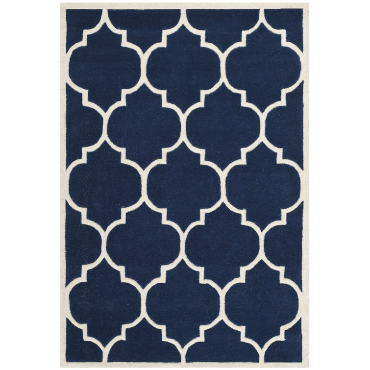 Carolene Hand Tufted Wool Geometric Rug