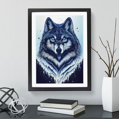Winter Wolf Art No.3 - Wall Art