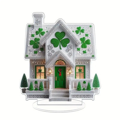 Castle Christmas Room Transparent Acrylic Wall Decor