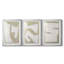 Lin Wabi Sabi I - reproduction sur mesure encadrée de qualité supérieure - 3 pièces-354571839-354571825