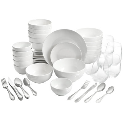 Gibson Ceramic Dinnerware Set - Service for 6