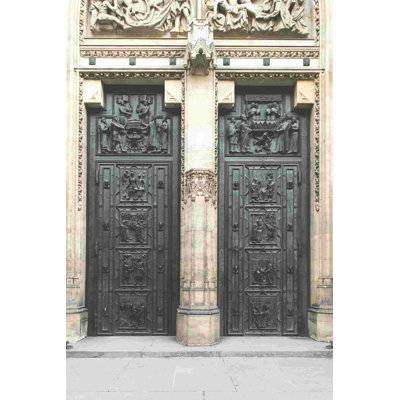 Deux portes - photographie sur toile tendue