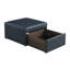 Repose-pieds de rangement Halsey bleu marine-1021256170