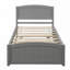 Lit plateforme avec lit gigogne-919670706