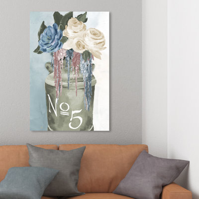 « big fleur pot », peinture encadrée