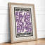 Reflections in Purple Geometric - Framed Print-54464326-54464324