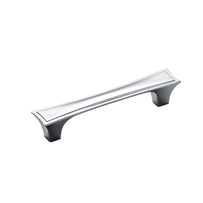 Poignée barre 3 3/4" au centre, Chrome poli