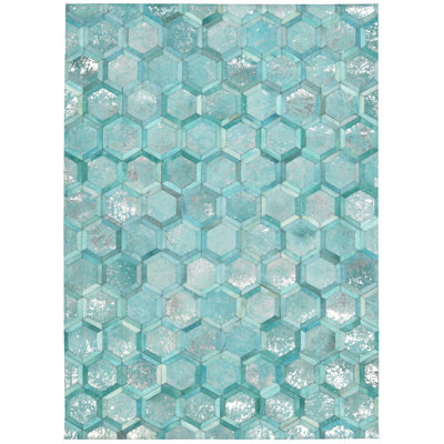 Tapis turquoise City Chic