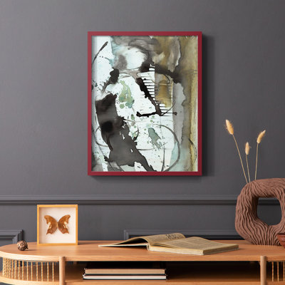 Lyrical Abstract I Framed Print - Solid Wood