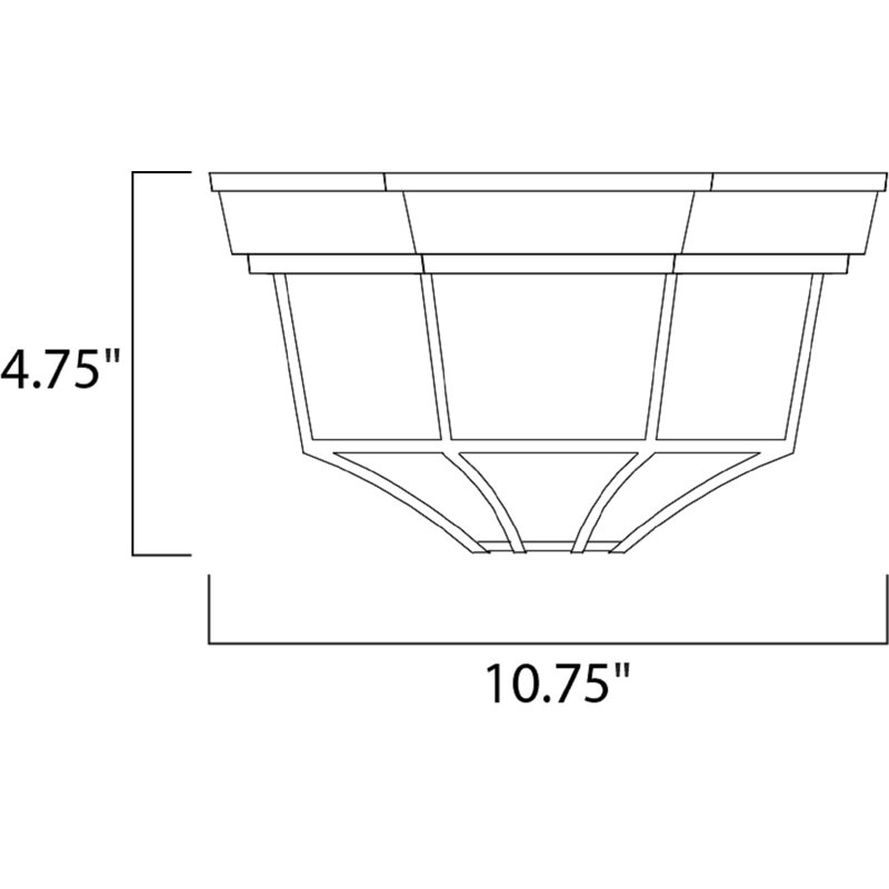 Aquilar 2 - Bulb Outdoor Flush Mount, Black