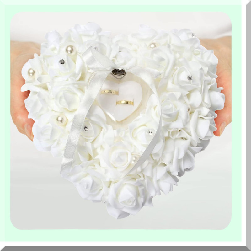 Elegant Wedding Ring Pillow for Ceremonies