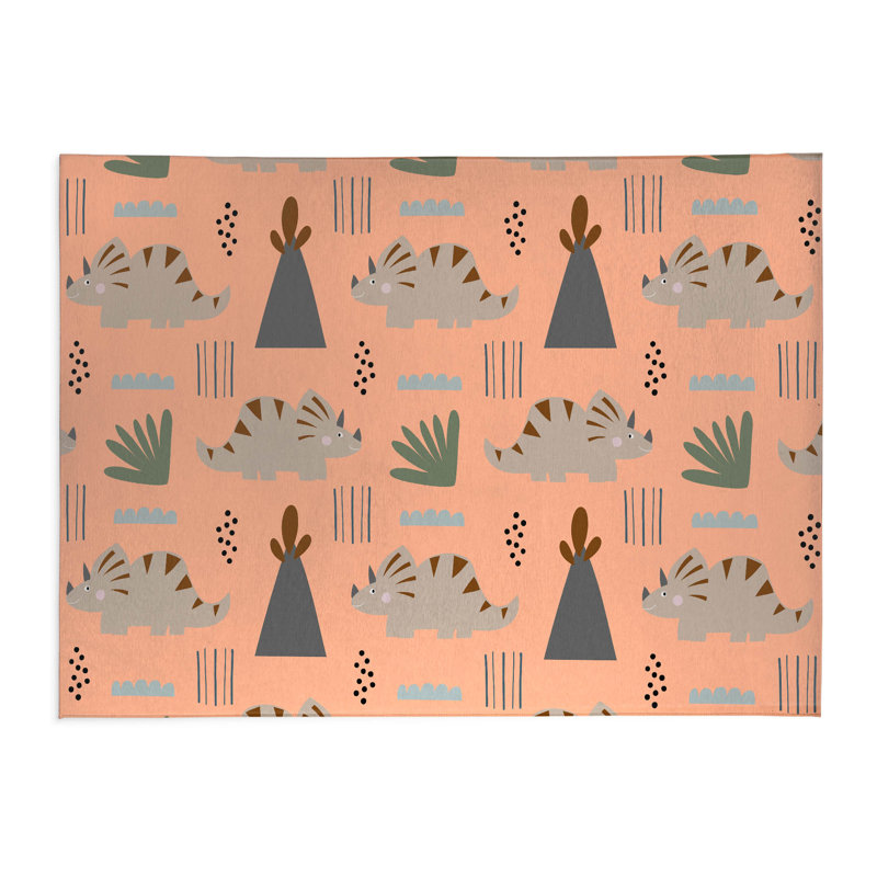 Tricera Watch Kids Play Mat, Rectangle 5' x 7'