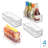 iDesign Plastic Stackable Pantry Bin - Storage Bin with Handles for Kitchen Organization - Ideal for Fridge or Cabinets