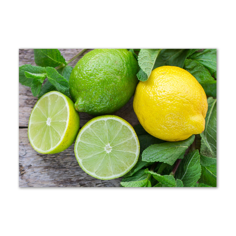 Lime And Lemon - Wrapped Canvas Print