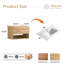 Wall-Mounted 30" Single Bathroom Vanity Base Only With Open Shelf In Natural  (Sink Not Included)-340339358