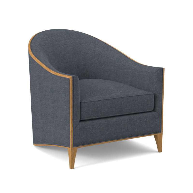 Atelier Barrel Chair, Amber, Libby Linen