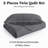 Embossed Quilted Bedspread Set – Ultra Soft Microfiber Coverlet With Pillow Shams, Hotel-Style Bedding For High Beds-124241666-124241669