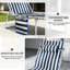 Chaise de plage avec trous pour le visage et les accoudoirs, chaise de patio réglable à 5 positions avec appui-tête