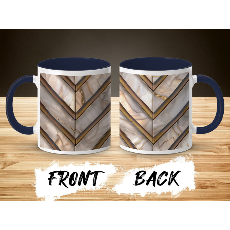 Ceramic Coffee Mug, Navy