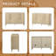 Buffet 4 portes en bois avec tablettes réglables-542347658