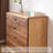 Modern Dovetail Joint Solid Wood Accent Cabinet